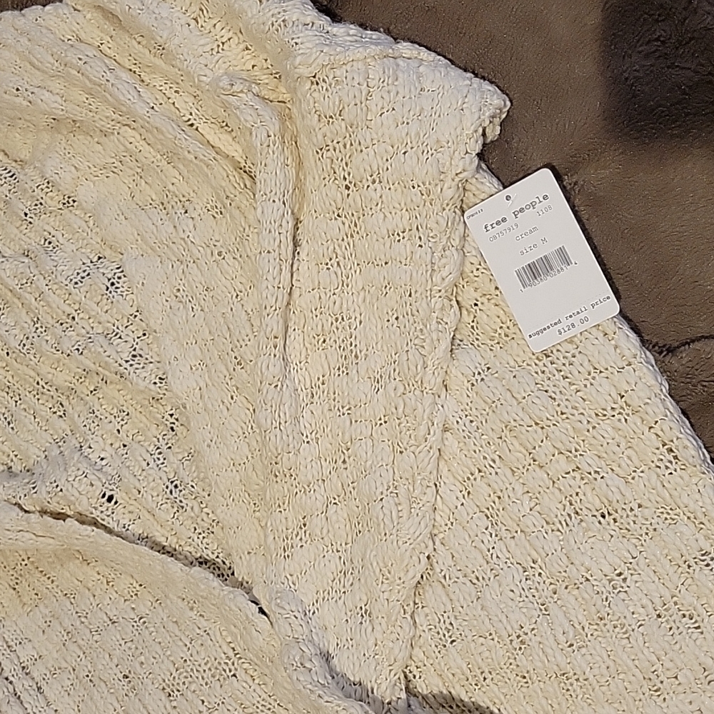 Free People Fun Times Cardi - Cream color - Picture 4 of 6